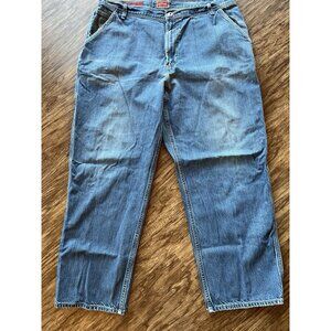 Vintage 00’s Y2k Mens Tommy Hilfiger‎ Wide Baggy Carpenter Jeans Size 38x30